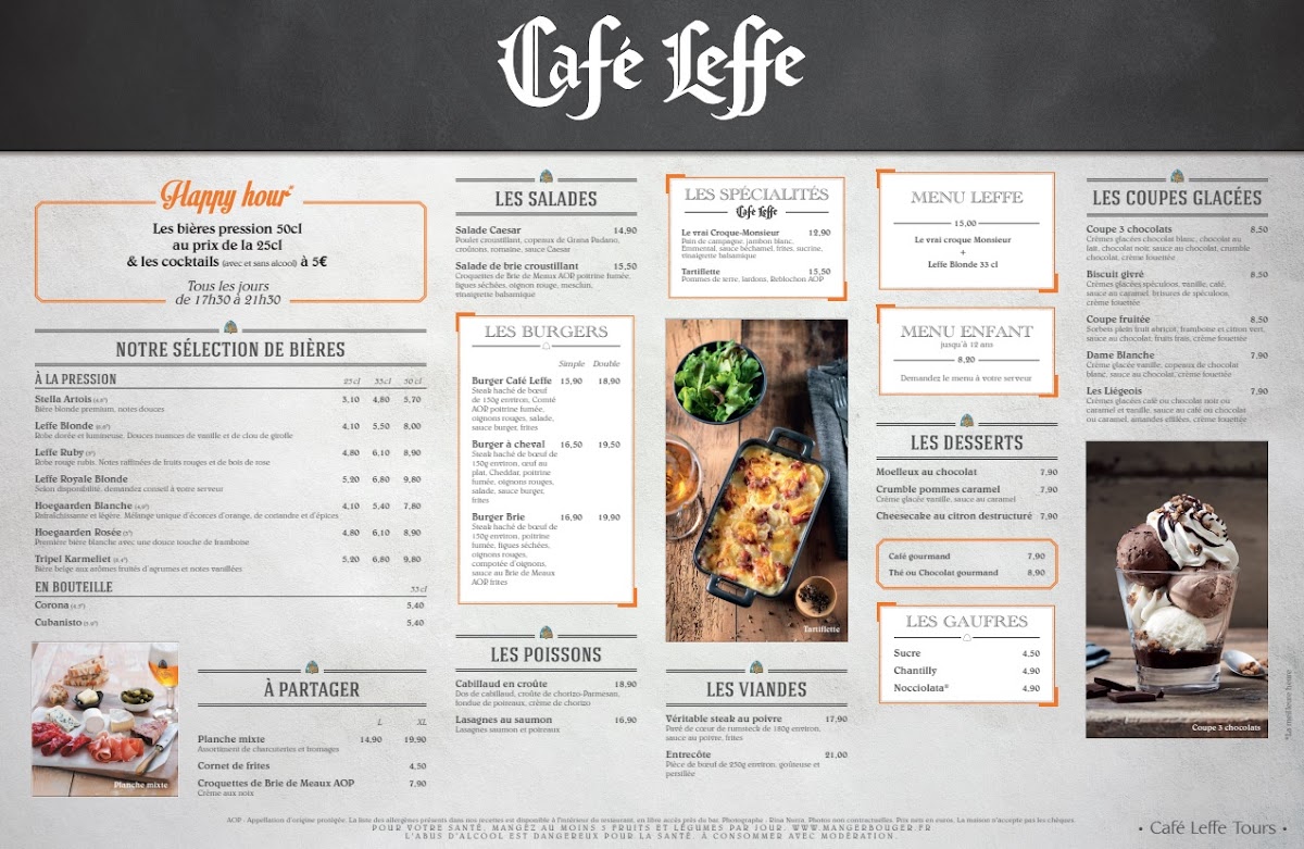 Menu Café Leffe Tours-1