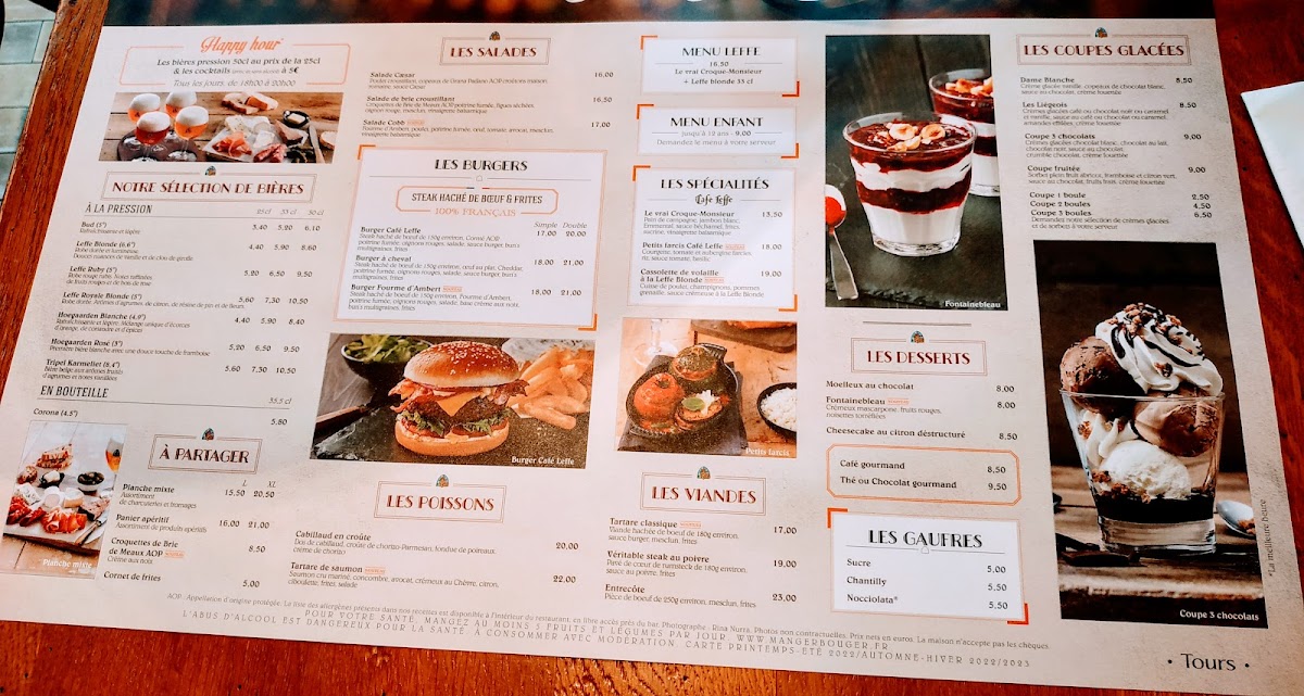 Menu Café Leffe Tours-2