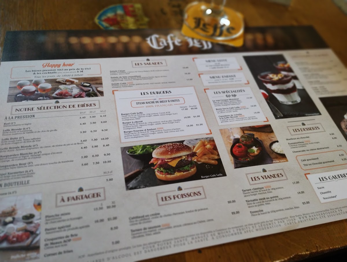 Menu Café Leffe Tours-8